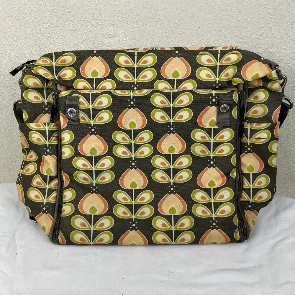 Petunia Pickle Bottom Boxy Backpack Diaper Bag Oslo in Bloom Boho Floral Retro